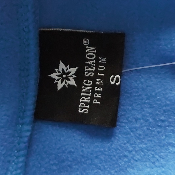 Spring seaon women's fleece vest blue size S - Picture 8 of 10